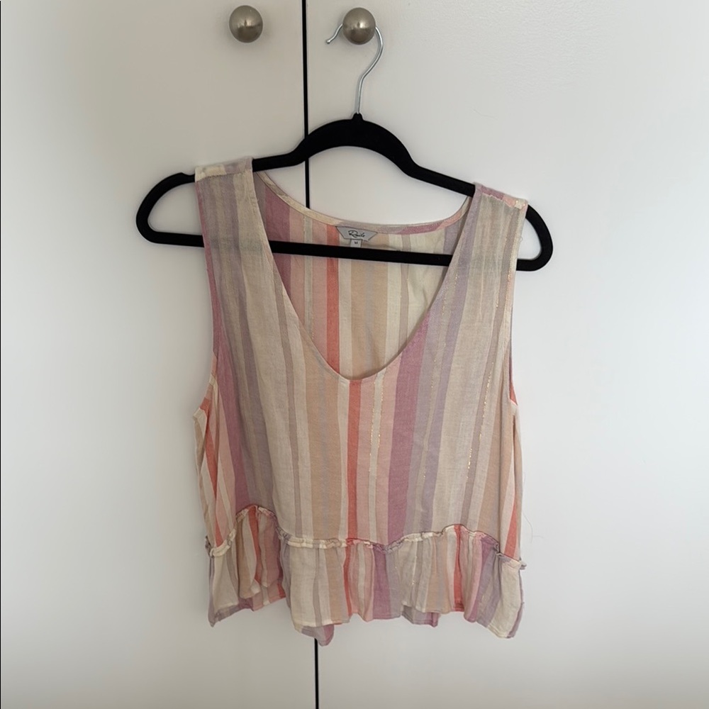Rails Striped Sleeveless Top